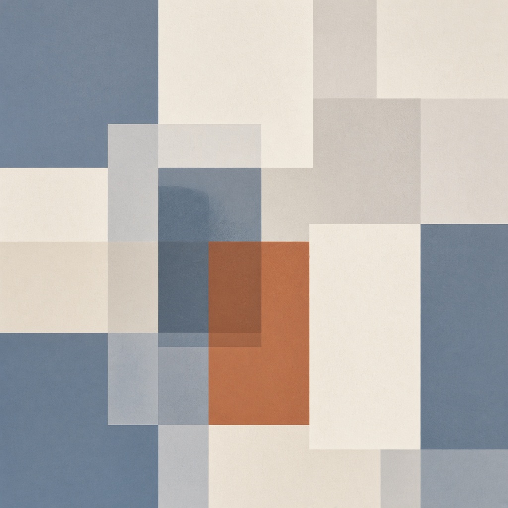 Temporary abstract layout study — not a finished artwork